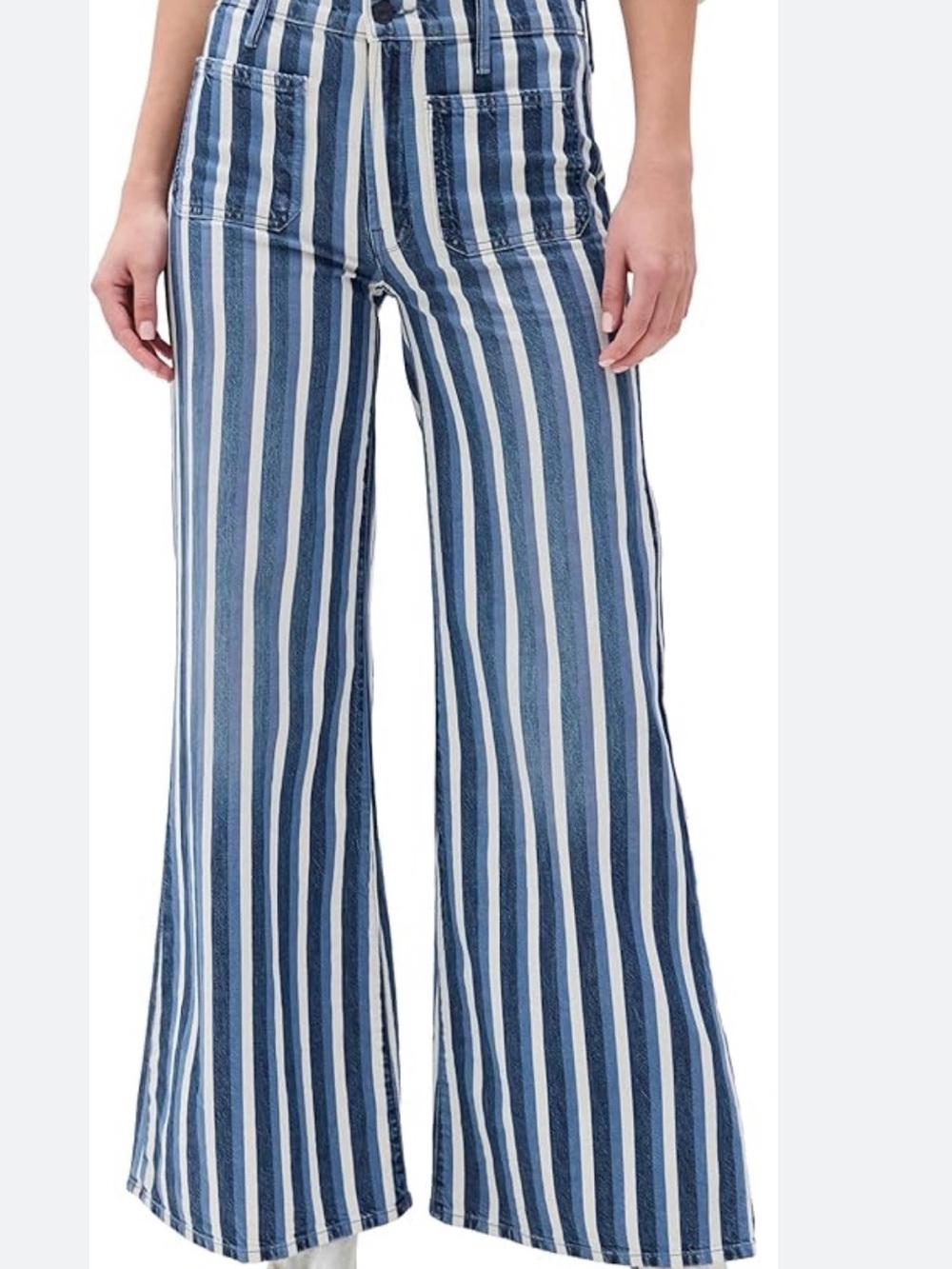 MOTHER Denim Patch Pocket Twister Sneak Jeans NWT